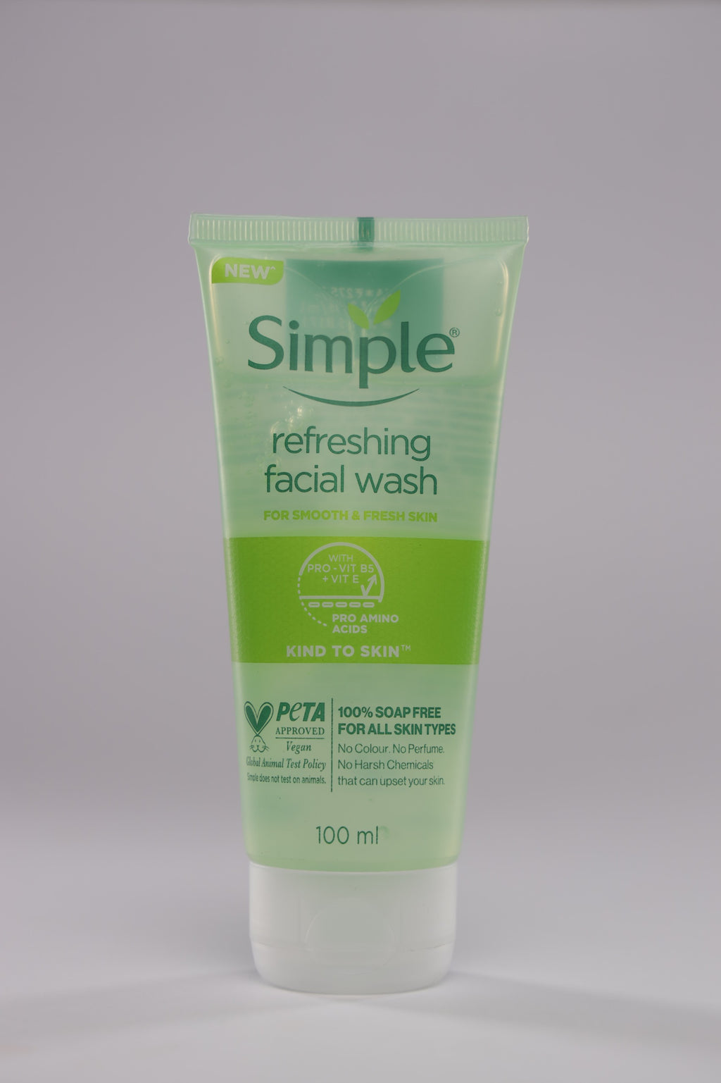 Simple Refreshing Facial Wash – Kind to Skin