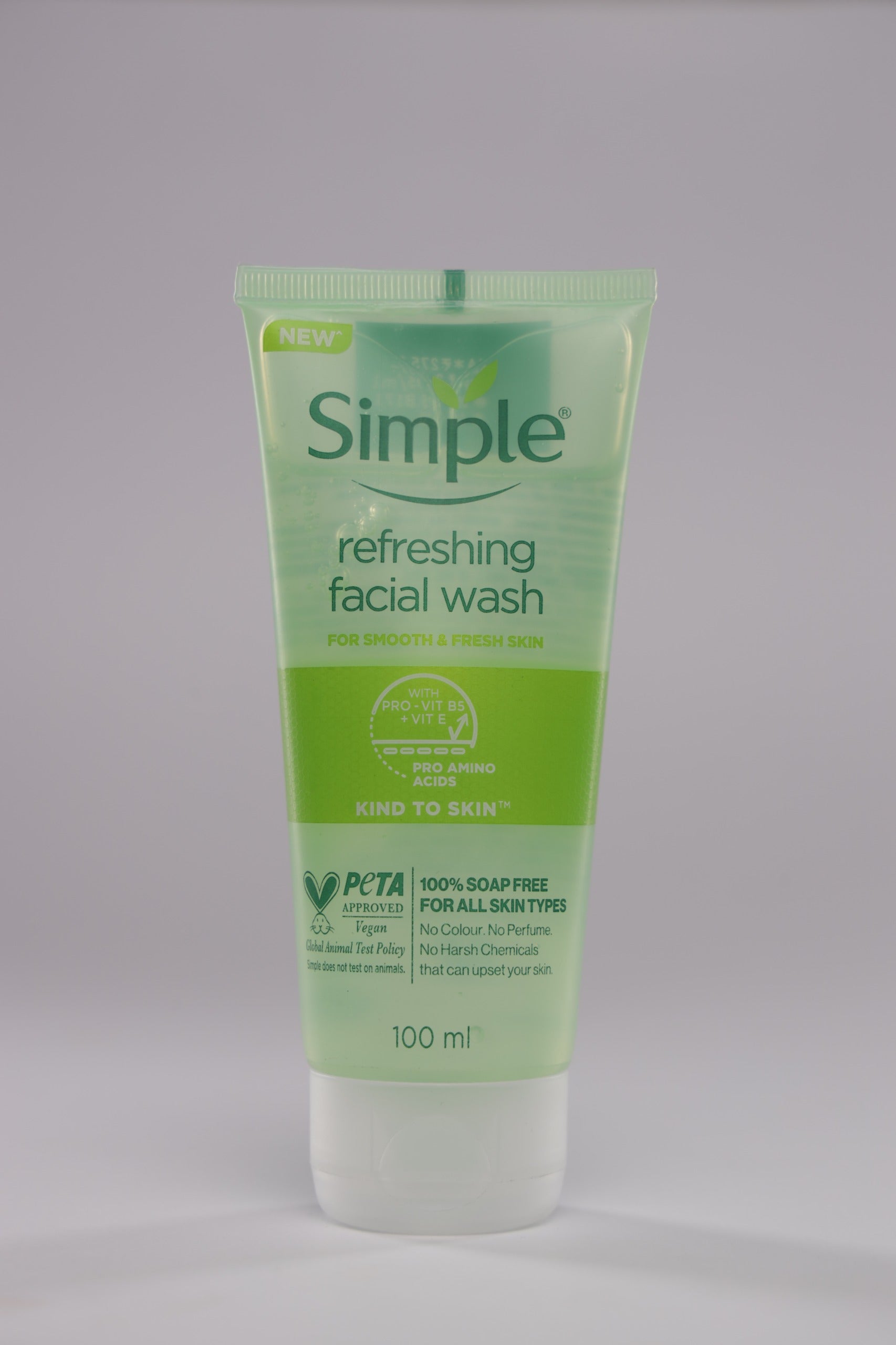 Simple Refreshing Facial Wash – Kind to Skin